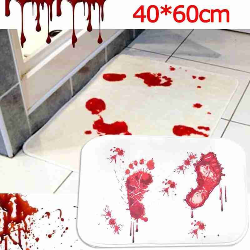 Halloween Decoration Horror House Bloody Bath mat