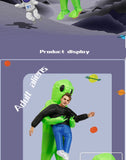 Cosplay Anime Inflatable Costume Green Alien Adult Kids