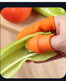 1 Set Silicone Finger Protector With Thumb Knife