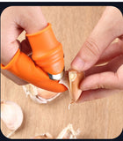 1 Set Silicone Finger Protector With Thumb Knife