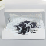 3D Pop Up Engagement Cards Lovers Wedding Invitation Greeting Cards