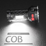 Super Bright Flashlight Ultra Powerful Led Torch Light Rechargeable4 Modes