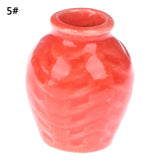 1/2/3/5/7/9pcs/set Dollhouse Mini Ceramic Porcelain Vase