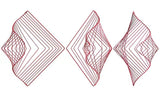 Innovative And Explosive Atellani Square Wave Rotating Kinetic Wind Spinner