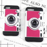 3D Camera Style iPhone Back Case Cover