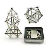 Creative Magnetic Sticks And Steel Spheres - 76pcs