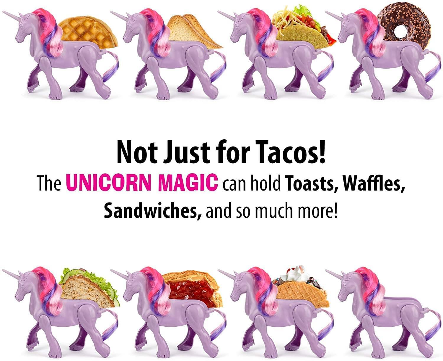 Unicorn Magic Sculpted Taco & Snack Holder
